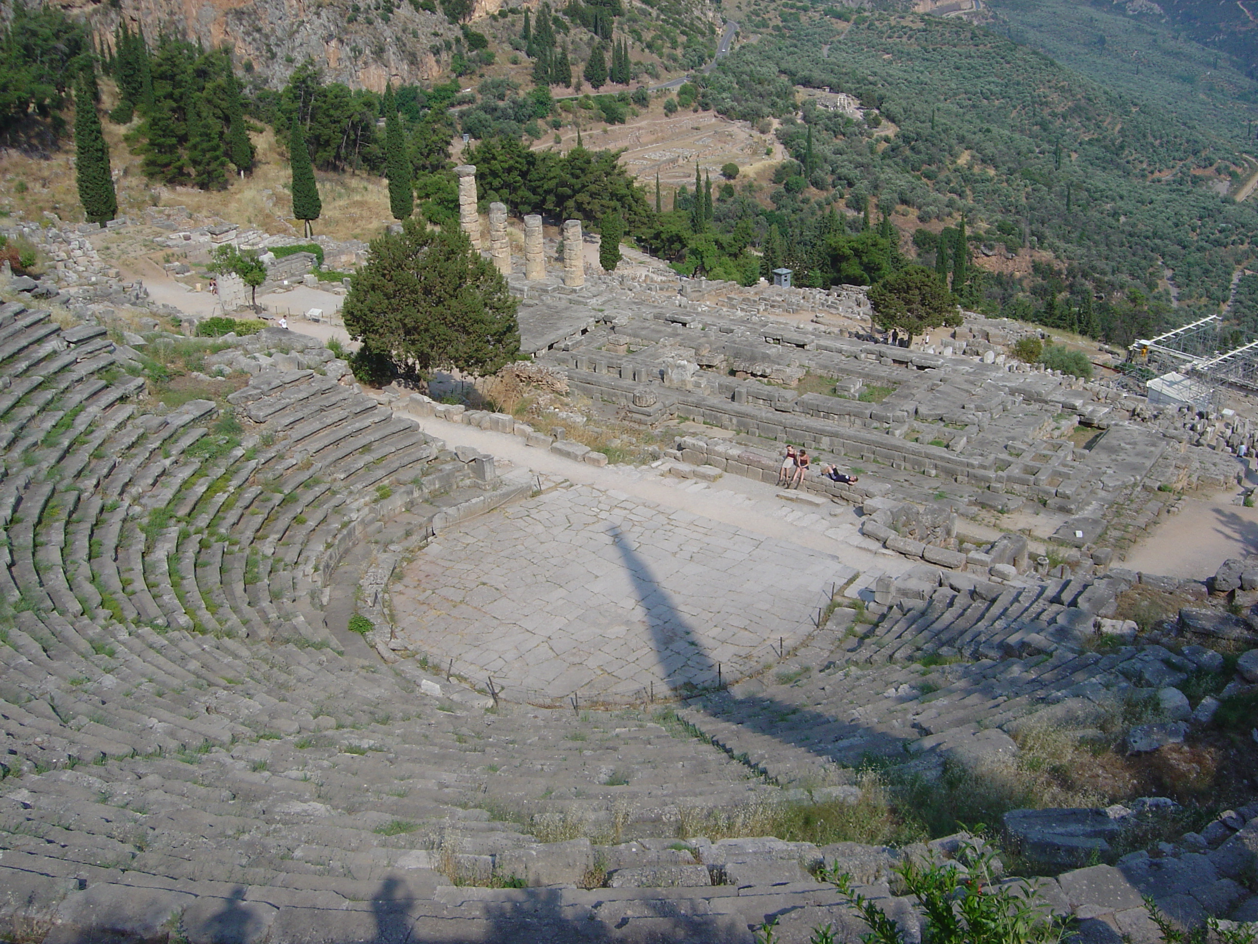 A Greek amphitheatre