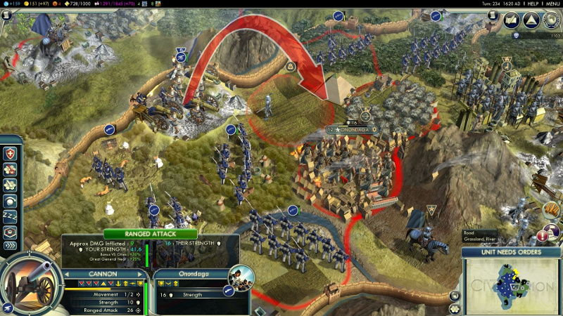 Screenshot of Civilization 5