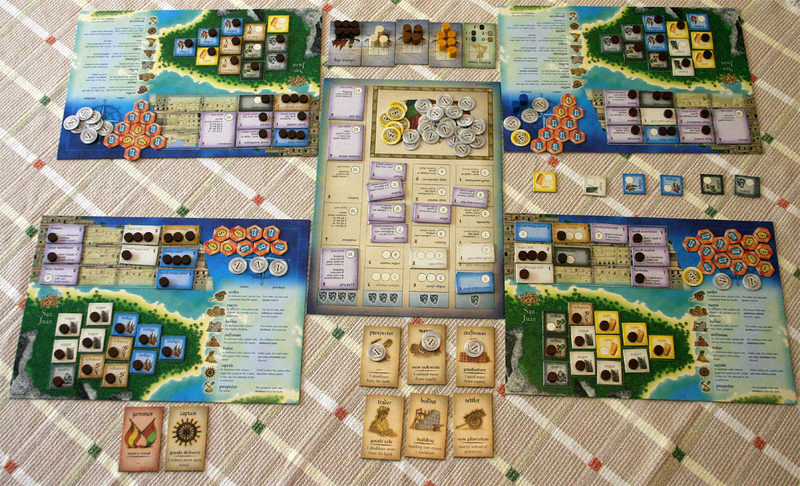 Photograph of Puerto Rico board game
